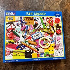 White Mountain Junk Drawer Puzzle 1,000 Piece